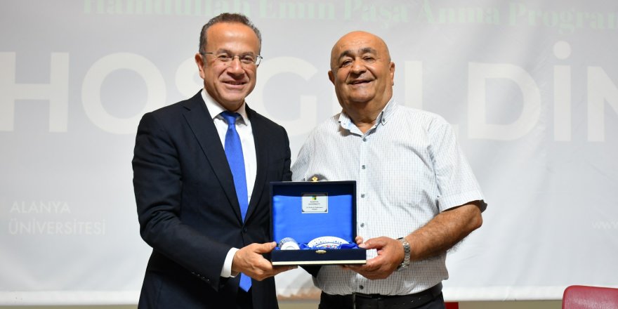 Hamdullah Emin Paşa, Alanya Üniversitesi’nde anıldı