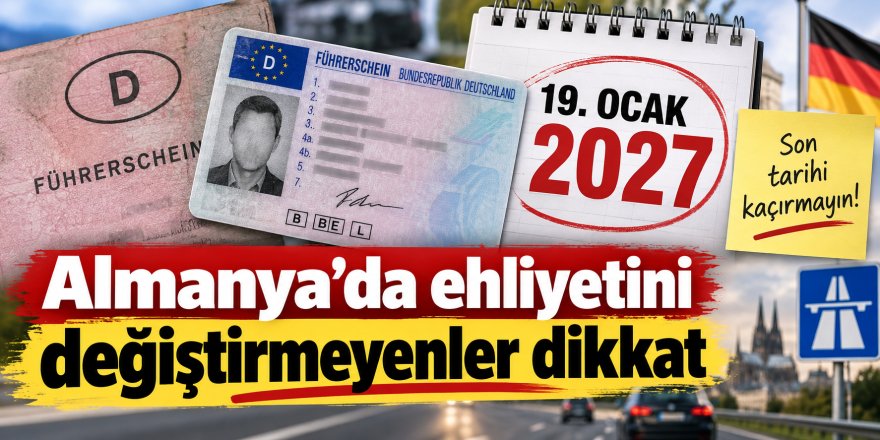 Almanya’da ehliyet değişimi kademeli olarak devam ediyor