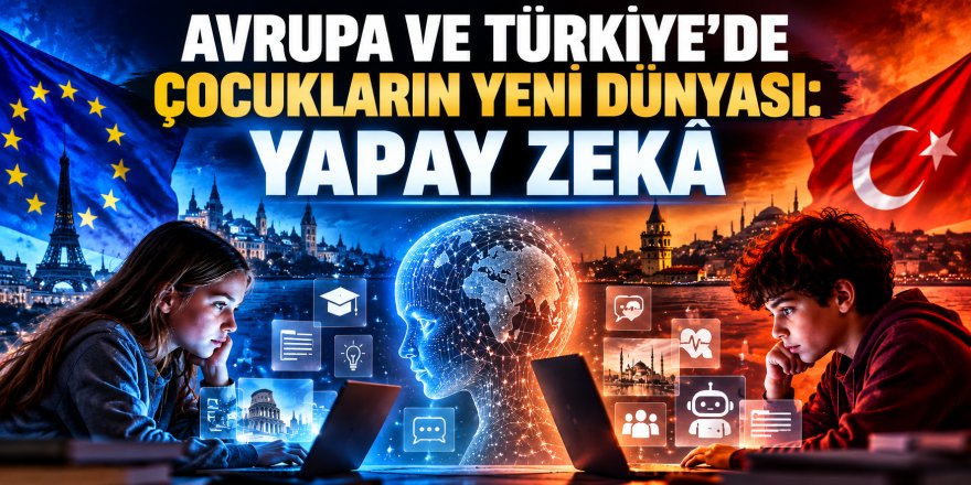 Avrupa’da her üç çocuktan ikisi, Türkiye’de ise çocukların yüzde 90’ı yapay zeka kullanıyor