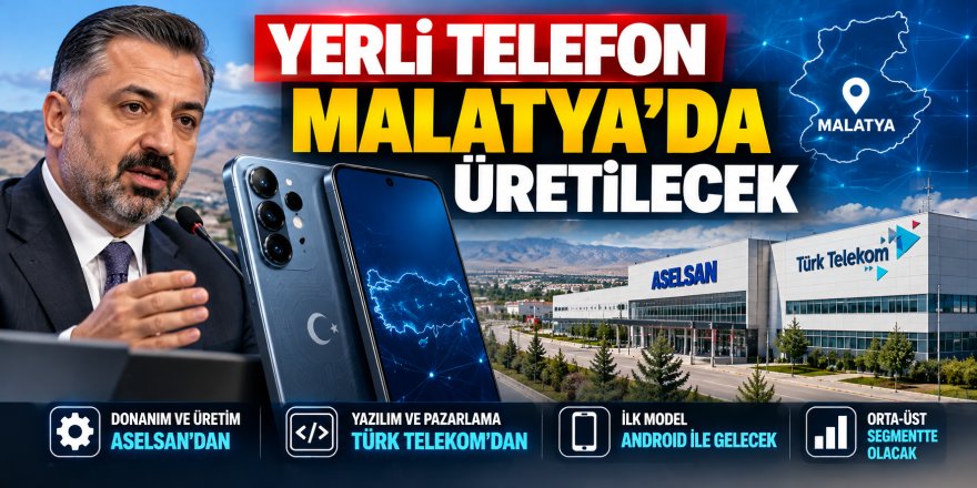 Yerli telefon için ayrıntılar belli oluyor: ASELSAN üretecek, adres Malatya