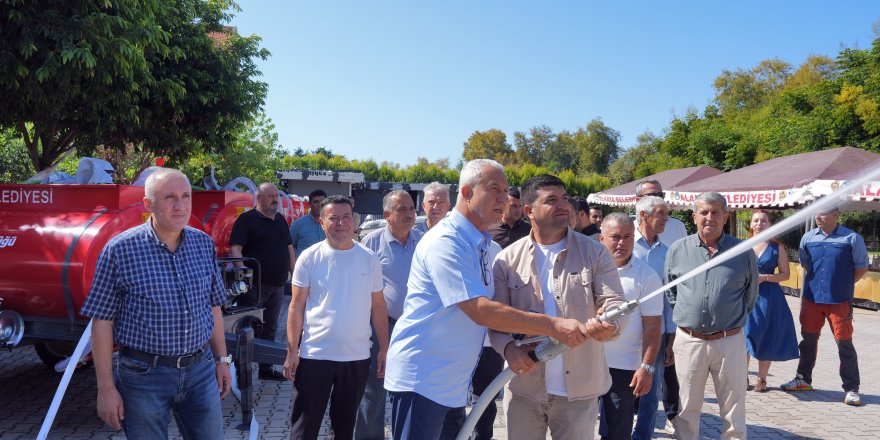 Kırsal mahallelere yangına karşı 6 yeni tanker