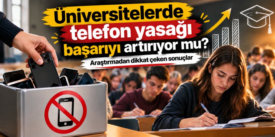 Üniversitelerde telefon yasağı başarıyı artırıyor mu? Araştırmadan dikkat çeken sonuçlar