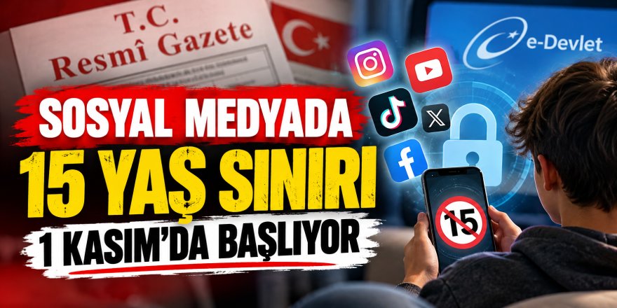 Sosyal medyada 15 yaş sınırı 1 Kasım'da başlıyor