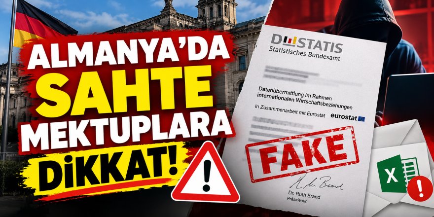 Almanya'da Destatis Adıyla Sahte Mektup Alarmı