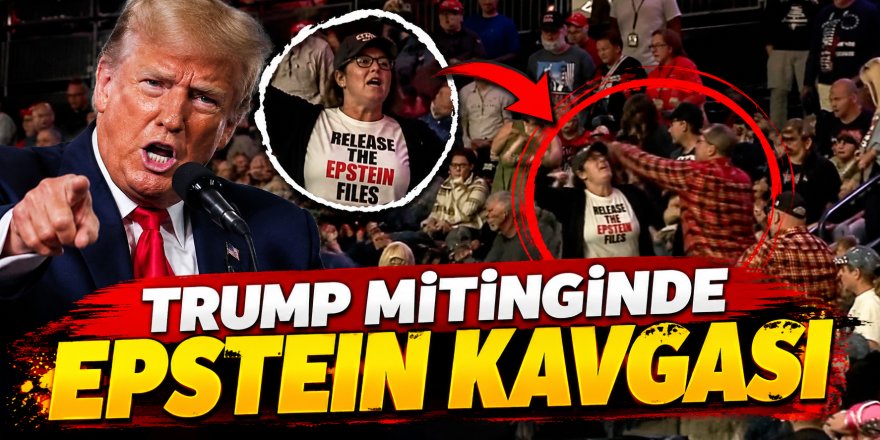 Trump mitinginde Epstein kavgası: Protestocuya yumruk!