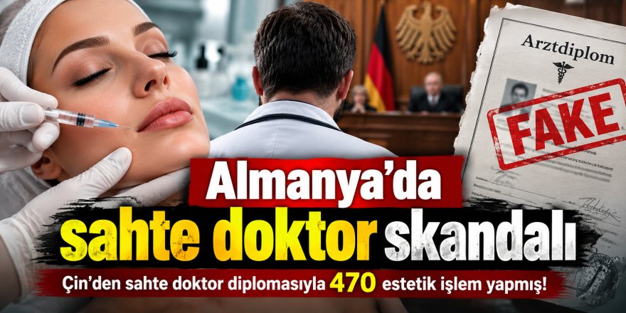 Almanya'da sahte doktor davası: Çin'den sahte doktor diplomasıyla 470 estetik işlem yapmış!
