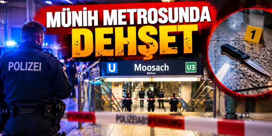 Münih metrosunda dehşet: Kadın ağır yaralandı