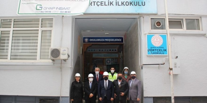 Bursa’da Okul İnşaatları Hız Kesmeden Devam Ediyor