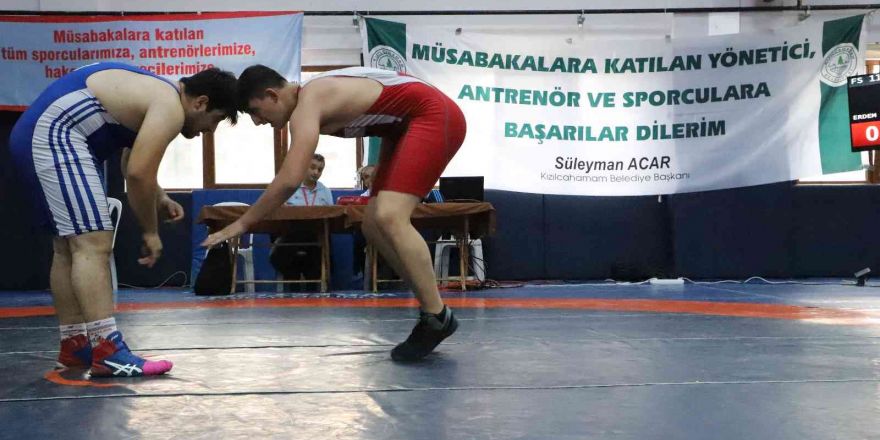 Kızılcahamam’da 310 Sporcu Güreşti