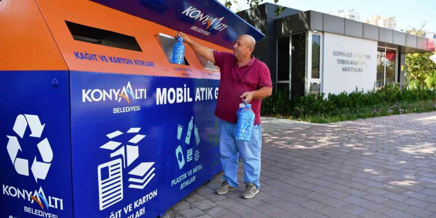 Konyaaltı’nda mahallelere mobil atık getirme merkezi yerleştiriliyor