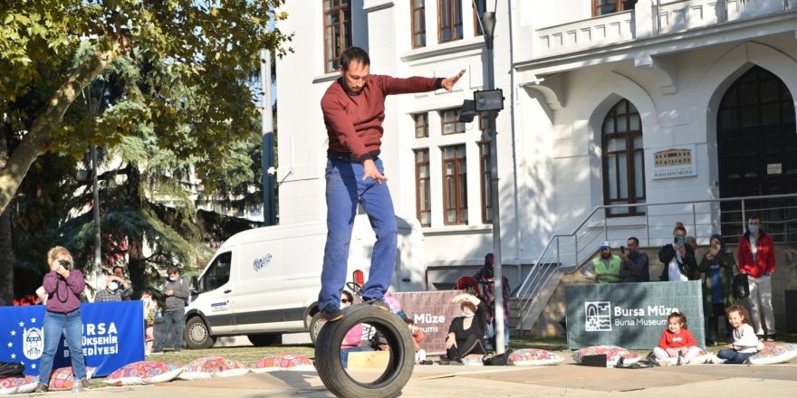 Bursa’da akrobatik gösteri heyecanı