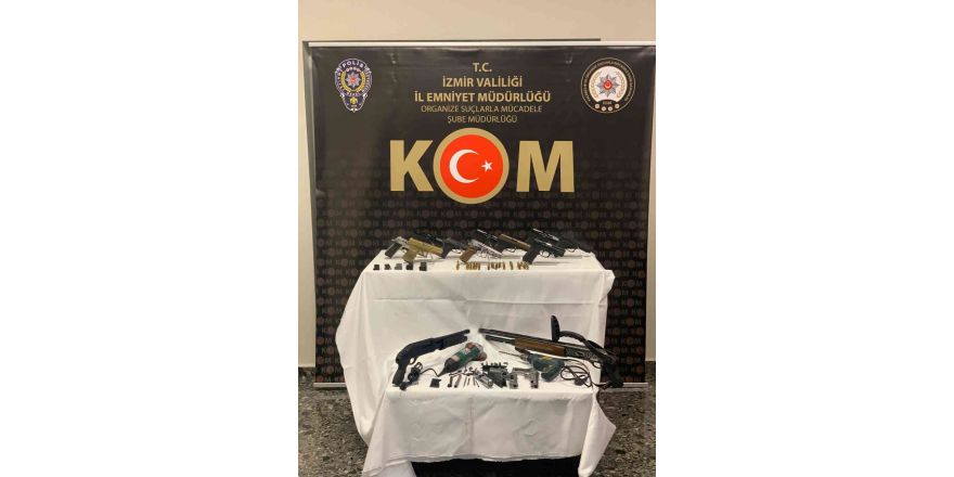 İzmir ve Manisa’da silah kaçakçılığı operasyonu: 12 gözaltı