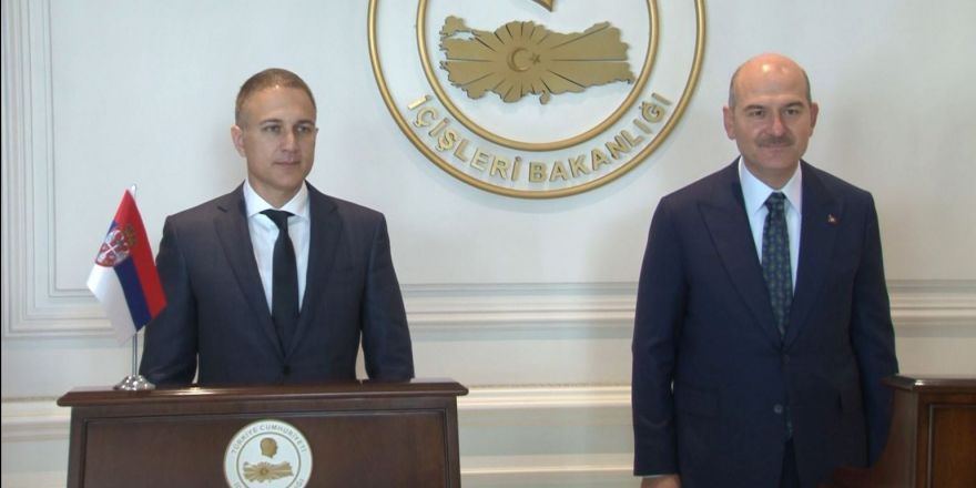 Sırbistan Savunma Bakanı Stefanoviç’ten Bakan Soylu’ya ziyaret
