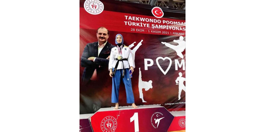 Kübra Dağlı üst üste 4. kez Türkiye şampiyonu