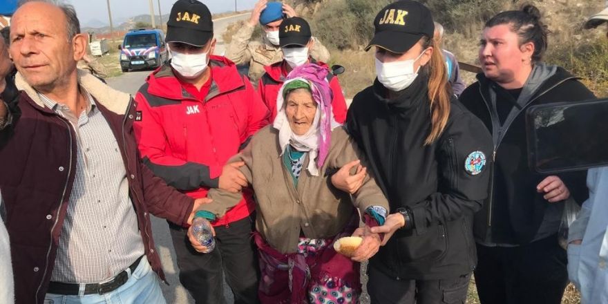 Antalya’da kayıp alzheimer hastası 89 yaşındaki kadın, JAK timleri tarafından bulundu