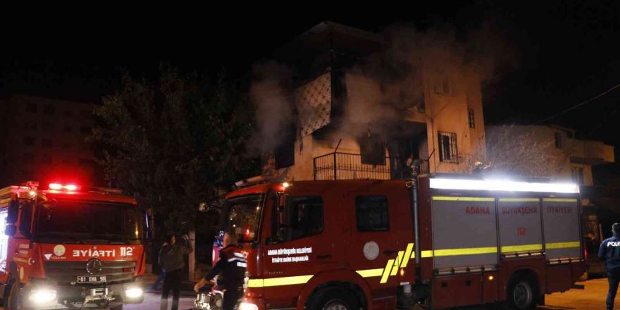 Adana’da bir kişi kirasını ödemediği evi kundakladı