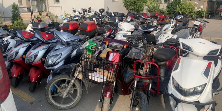 Motosiklet ve elektrikli bisiklet hırsızlarına operasyon: 14 gözaltı