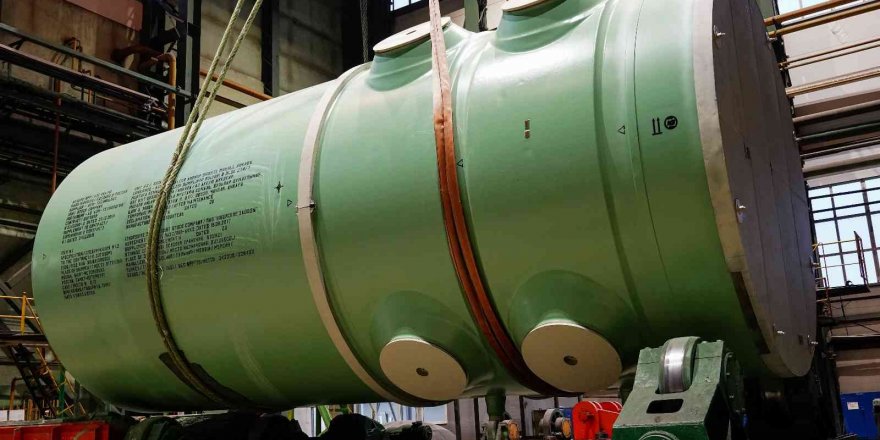 Akkuyu NGS’nin ikinci ünitesine ait reaktör basınç kabı Türkiye’ye gönderildi