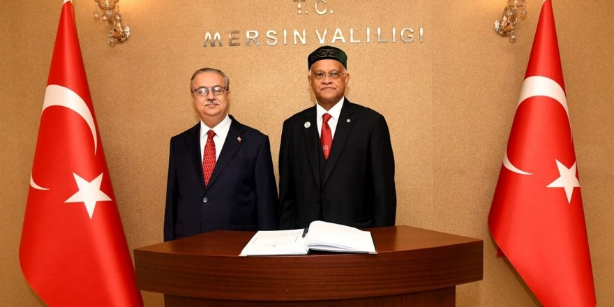 Bangladeş Halk Cumhuriyeti Ankara Büyükelçisi Mannan’dan Mersin Valiliğine Ziyaret