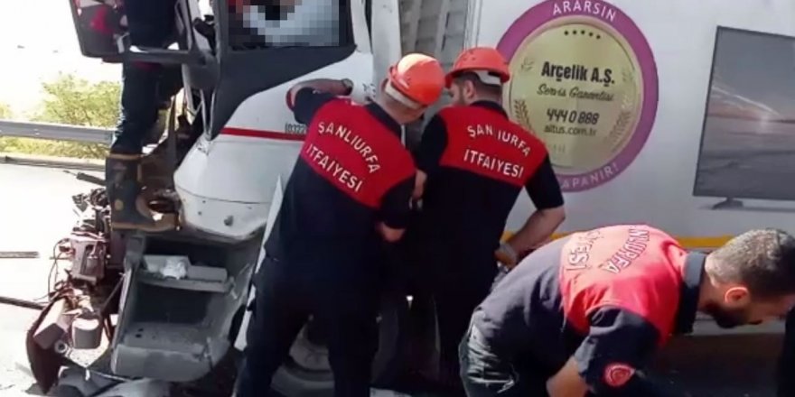 Şanlıurfa'da feci kaza !