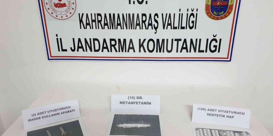 Kahramanmaraş’ta uyuşturucu operasyonunda 4 gözaltı