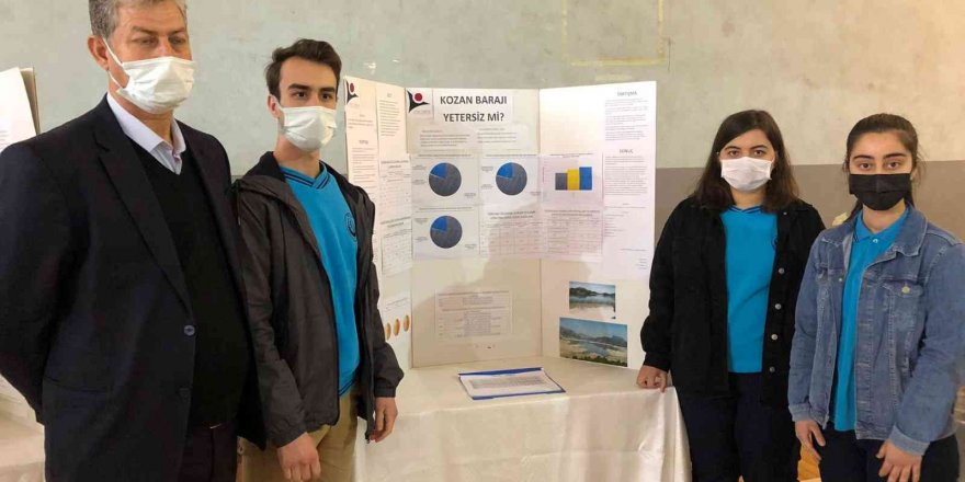 Liseli öğrencilerden kuraklığa karşı "damla sulama" projesi