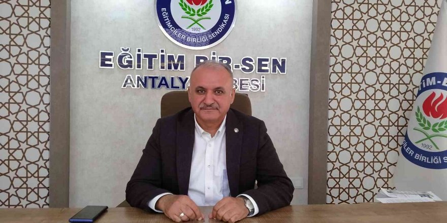 Eğitim Bir Sen Antalya Şube Başkanı Miran: “İnsan hakları ihlallerine sessiz kalmadık”