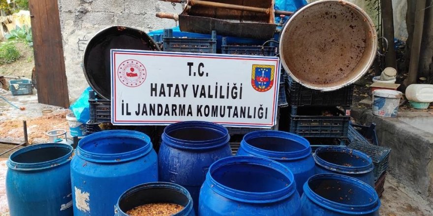 Hatay’da 240 litre sahte alkol ele geçirildi, 1 şahıs gözaltına alındı