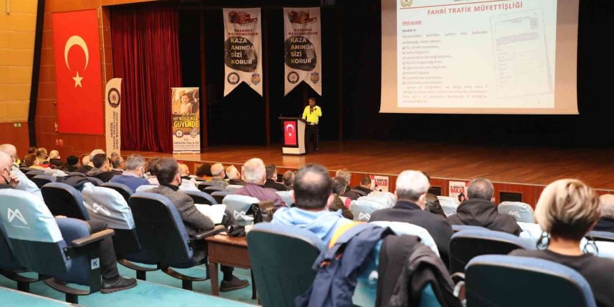 Fahri trafik müfettişleri değerlendirme toplantısı yapıldı