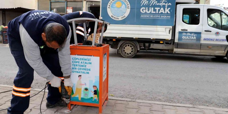 Akdeniz’de çocuklara temizlik bilinci aşılanıyor