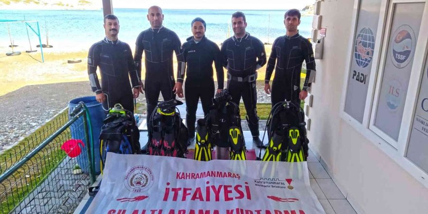 Kahramanmaraş’ta Su Altı Onlara Emanet