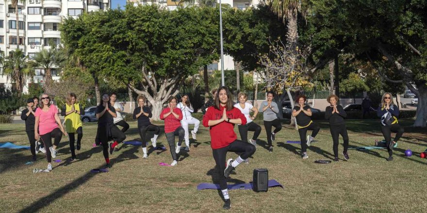 Büyükşehir Belediyesinden kadınlara ücretsiz pilates aktivitesi