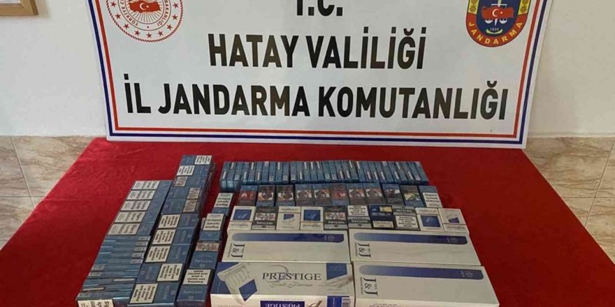 Hatay’da kaçak sigara operasyonu