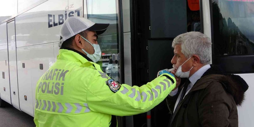 Mersin’de yolcu otobüslerine kış denetimi