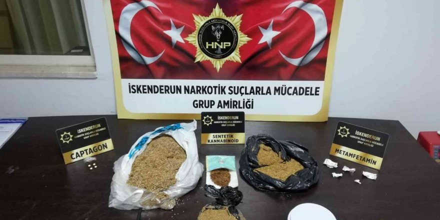 İskenderun’da uyuşturucu operasyonu: 3 gözaltı