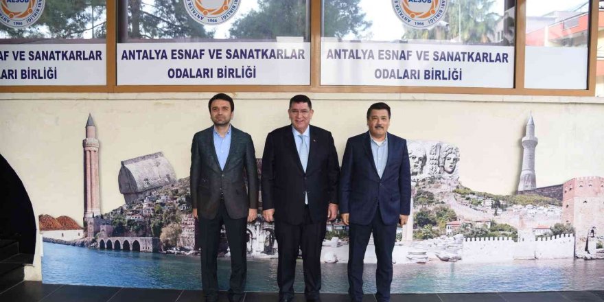 AESOB Başkanı Dere: “Esnafın yararına alınan her kararda Antalya öncülük etti”