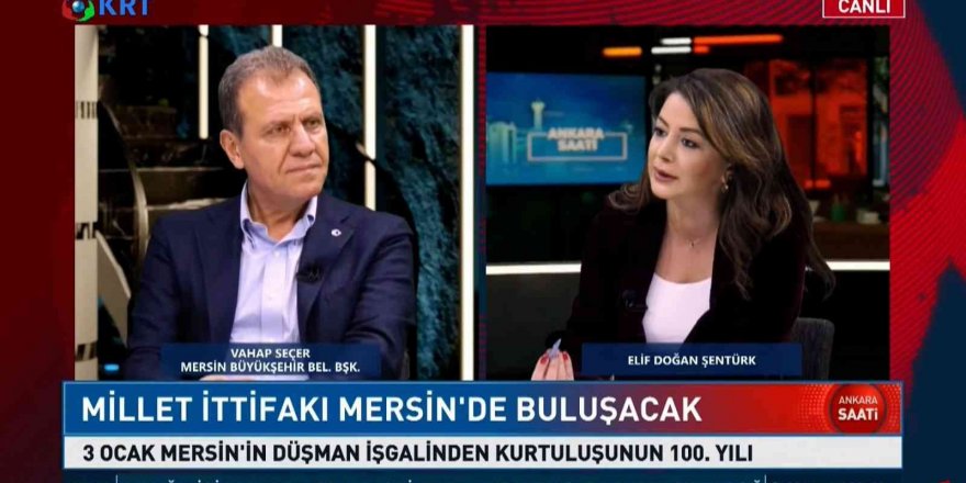 Seçer: “Tüm halkımızla beraber 3 Ocak’ta Mersin Metrosu’nun temelini atacağız”