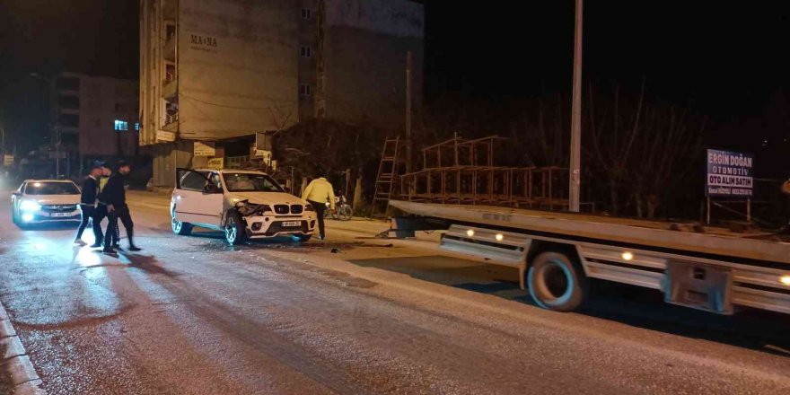 Samandağ’da trafik kazası: 1 yaralı