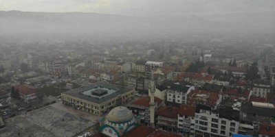 Burdur güne sisle uyandı