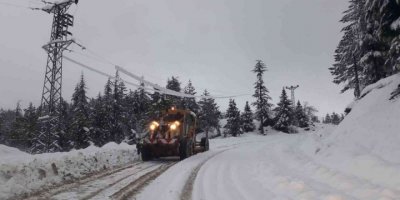 Kahramanmaraş’ta karla mücadele