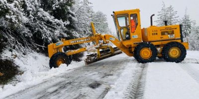 Antalya’nın yüksek kesimleri karla kaplandı