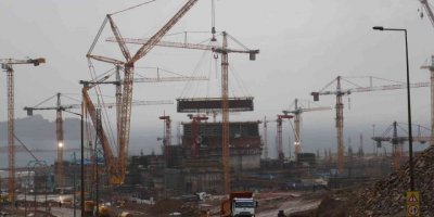 Akkuyu NGS’nin 1’nci güç ünitesine iç koruma kabuğunun 5. katmanı kuruldu