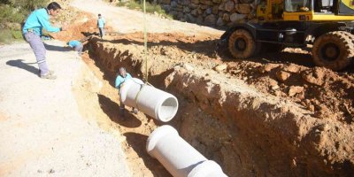 Alanya’da yağmur suyu çalışması