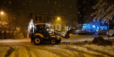 Kahramanmaraş’ta karla mücadele