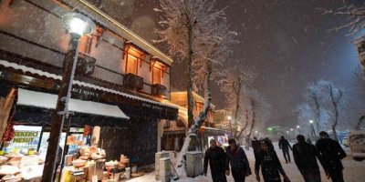 Kahramanmaraş’ta son 20 yılın en yüksek kar yağışı