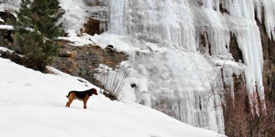 Kahramanmaraş’ta Zopzop Mağarası buz tuttu