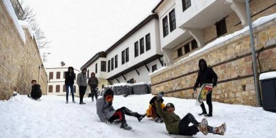 Kahramanmaraş’ta kar manzaraları