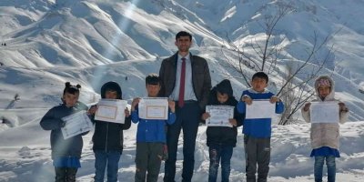 Akdeniz’in Sibiryası’nda karne heyecanı