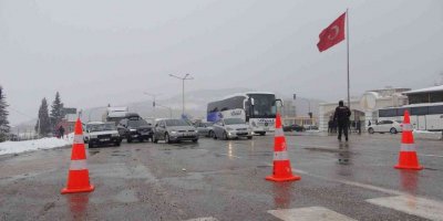 D-400 karayolu ulaşıma kapatıldı