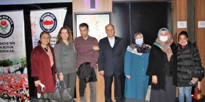 Eğitim-bir-sen Üyeleri "kesişme: İyi Ki Varsın Eren" Filmini İzledi